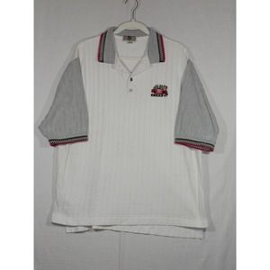 Vtg Lion's Pride Larry Pearson NASCAR 00 Cheez-it Polo USA Size XL
